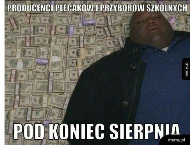Memy o szkole i końcu wakacji