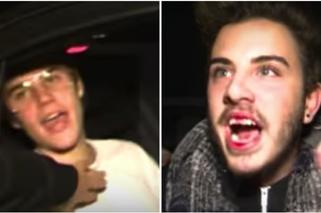 Justin Bieber uderzył fana pięścią w twarz VIDEO