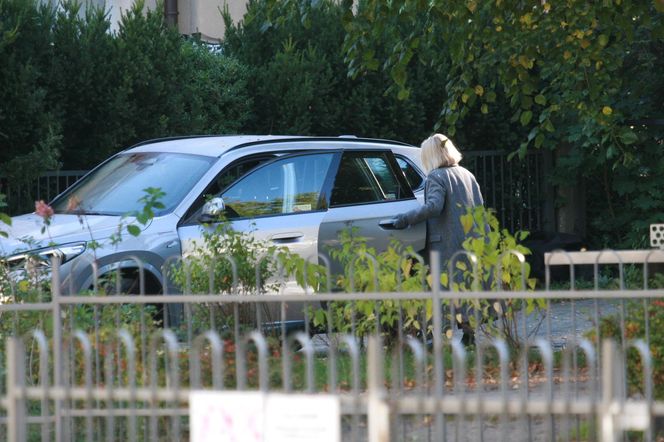 Małgorzata Tusk w wypożyczonym BMW.