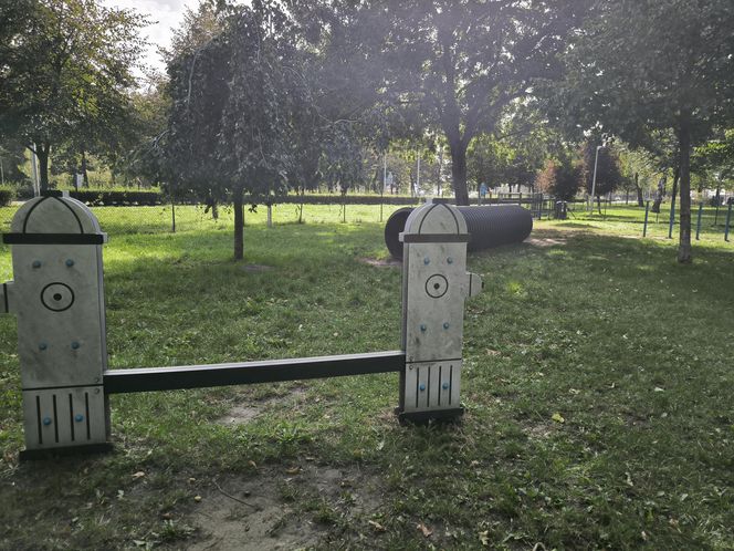 Wybieg dla psów przy Ćwiczni w Lesznie