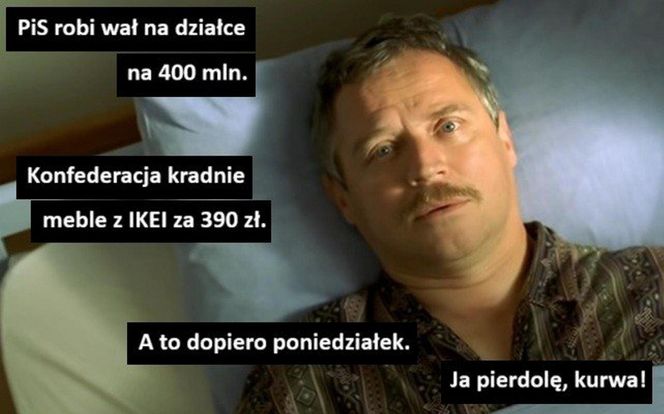 Poseł Konrad Berkowicz ujęty w sklepie IKEA. Internauci mają używanie. Najlepsze MEMY