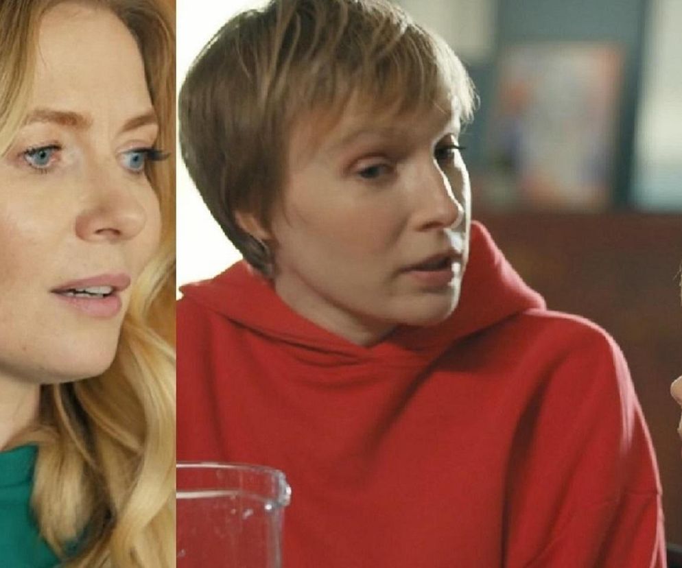 Barwy szczęścia. Dominika (Karolina Chapko), Sonia (Weronika Nockowska), Mateusz (Filip Kowalewicz) 