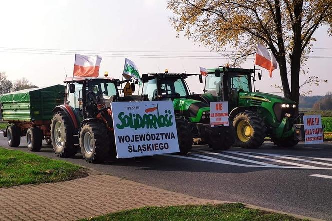 Strajk rolników w Szczekocinach