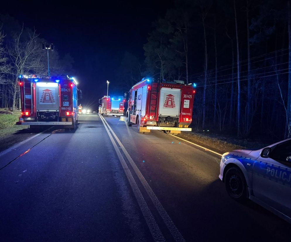 Tragiczny wypadek w Lubuskiem. Nie żyje kobieta, dwoje dzieci w ciężkim stanie