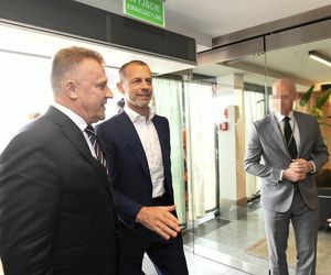 Prezes PZPN powitał prezydenta UEFA. Mamy zdjęcia [GALERIA]