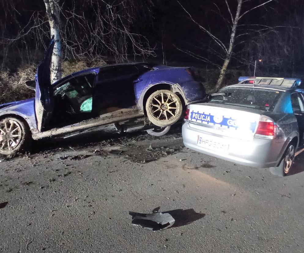 Policjanci zatrzymali uciekającego kierowcę audi