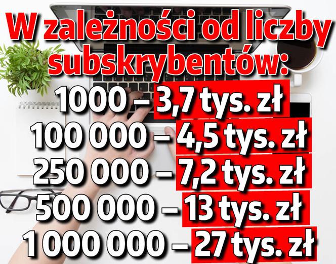 Ile zarabiają polscy youtuberzy?