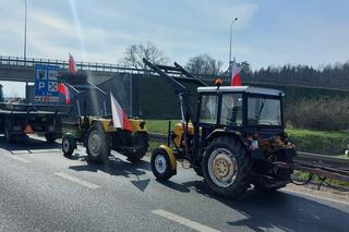 Ogólnopolski Strajk Generalny Rolników w Wielkopolsce. Blokada S11 w Dąbrówce