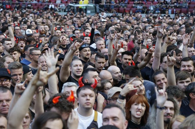 Koncert AC/DC w Warszawie (4.07.2025) - część druga. Organizatorem koncertu jest Live Nation