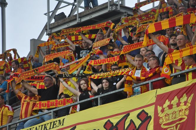 Kibice na meczu Korona Kielce - Radomiak Radom