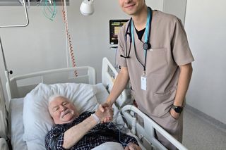 Lech Wałęsa w szpitalu 