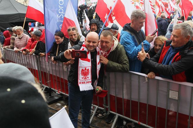 Manifestacja Prawa i Sprawiedliwości w Warszawie