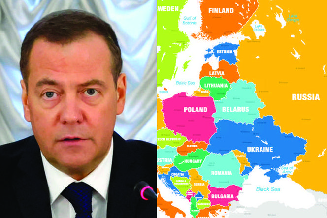 Miedwiediew: Polacy ogłosili rozbiór Ukrainy. Wiadomo, co Rosja ma na celu szerząc propagandę!