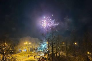 Fajerwerki nad miastem. Tak Lublin świętuje początek 2025 roku!