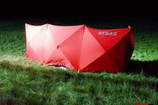 Tragiczne potrącenie rowerzysty pod Sępólnem! Mężczyzna zginął na miejscu [ZDJĘCIA]