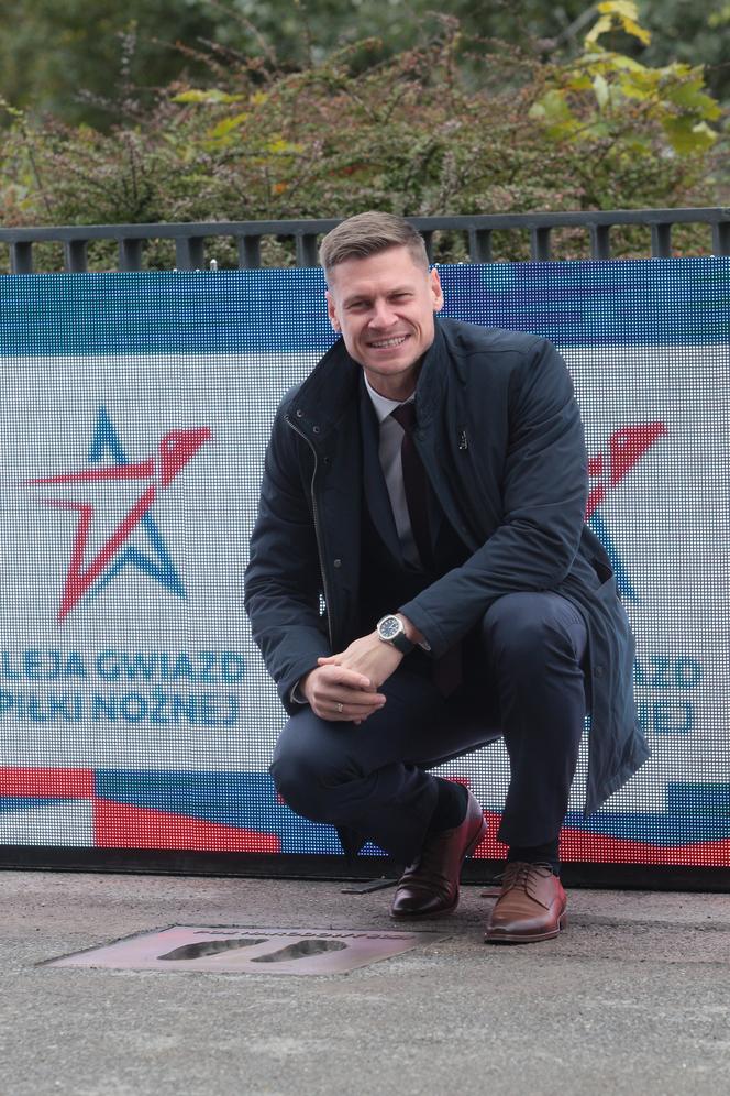 Lewandowski, Dudek i Piszczek na odsłonięciu Alei Gwiazd pod Stadionem Narodowym