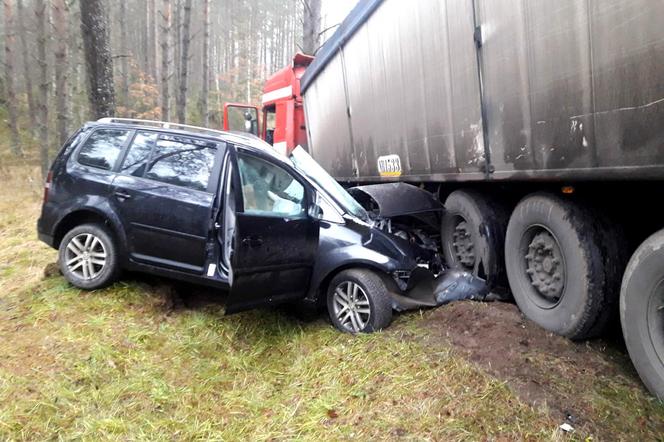 Wypadek na trasie Piduń - Rekownica