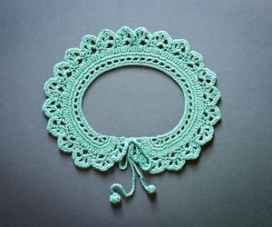 Kołnierzyki na szydełku, piękne wzory