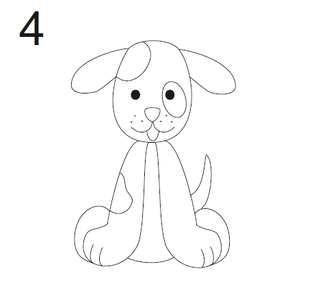 jak narysować psa