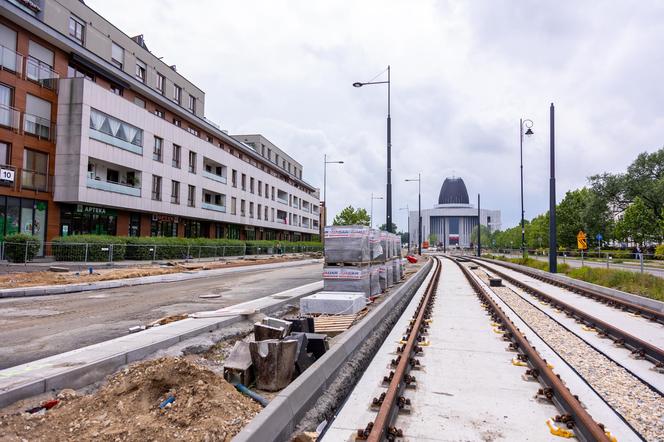 Budowa tramwaju do Wilanowa w Warszawie