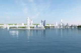 Nowa inwestycja Gdynia Waterfront – wizualizacja panoramy miasta