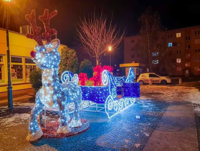 Iluminacje świąteczne w Żarach