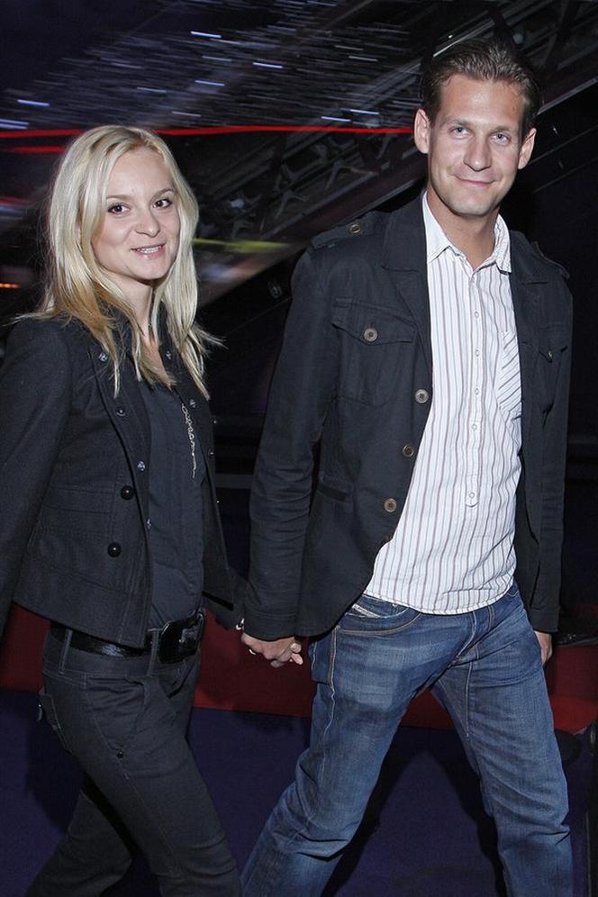 Marcin Janos Krawczyk i jego żona Karolina