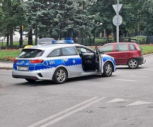 Wypadek u zbiegu ulic Konstytucji 3 Maja i Pileckiego w Starachowicach