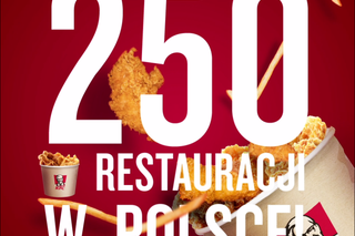 KFC świętuje otwarcie 250 restauracji. Zobacz jak zdobyć darmowy kubełek