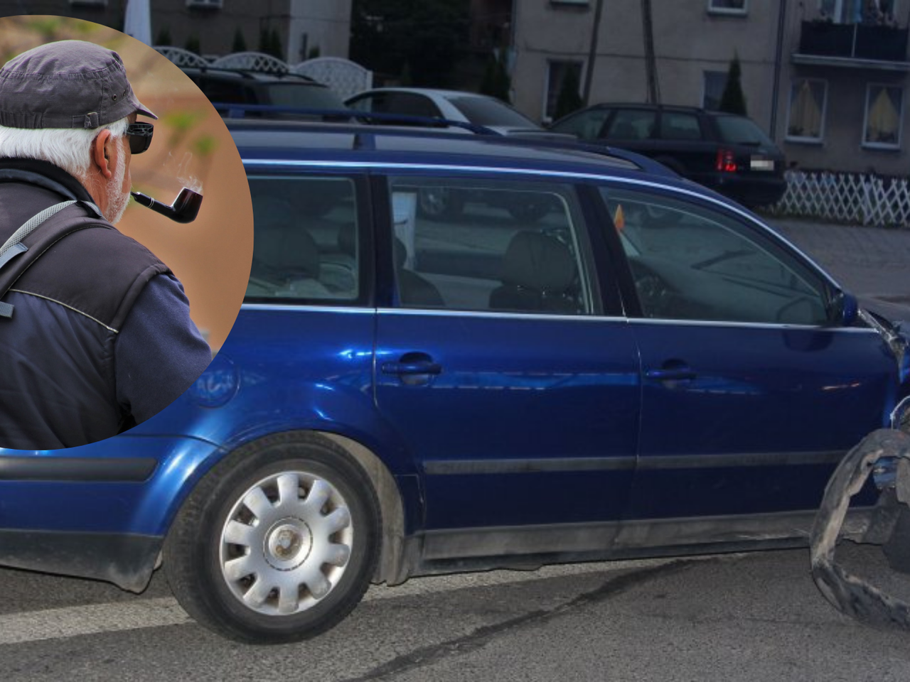 Byczyna: 75-latek zmasakrował kilka samochodów! Senior zatrzymany przez dwóch policjantów [ZDJĘCIA]