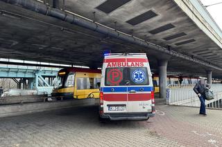 Zderzenie tramwajów na Moście Gdańskim w Warszawie