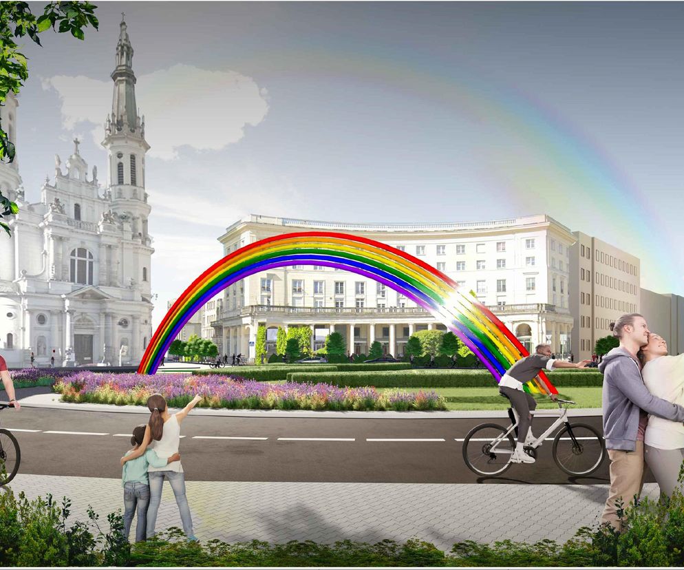 Plac Zbawiciela w Warszawie odzyska tęczę. Tak zagłosowali mieszkańcy w BO