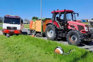 Nieszczęśliwy wypadek na MOP w Bystrzejowice. 60-latek w ciężkim stanie trafił do szpitala