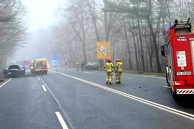 Wypadek w Gliwicach na DK 88