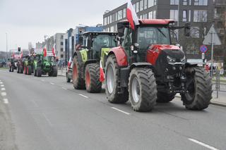 Strajk rolników w Kielcach. Blokują ważną ulicę w centrum!