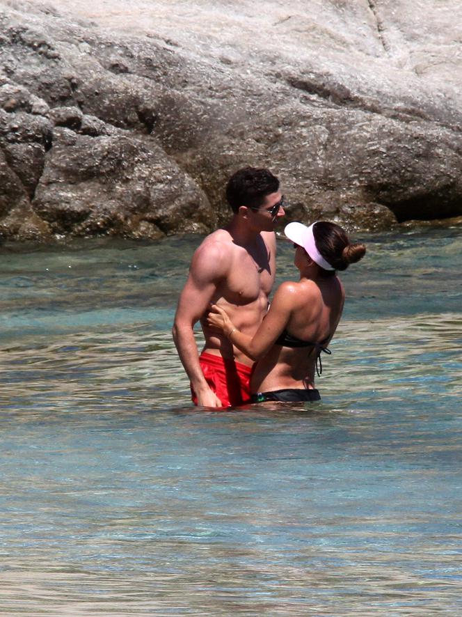 Robert Lewandowski, Anna Lewandowska, wakacje, Mykonos, Grecja