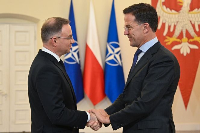 Prezydent Andrzej Duda spotkał się z nowym sekretarzem generalnym NATO Markiem Rutte