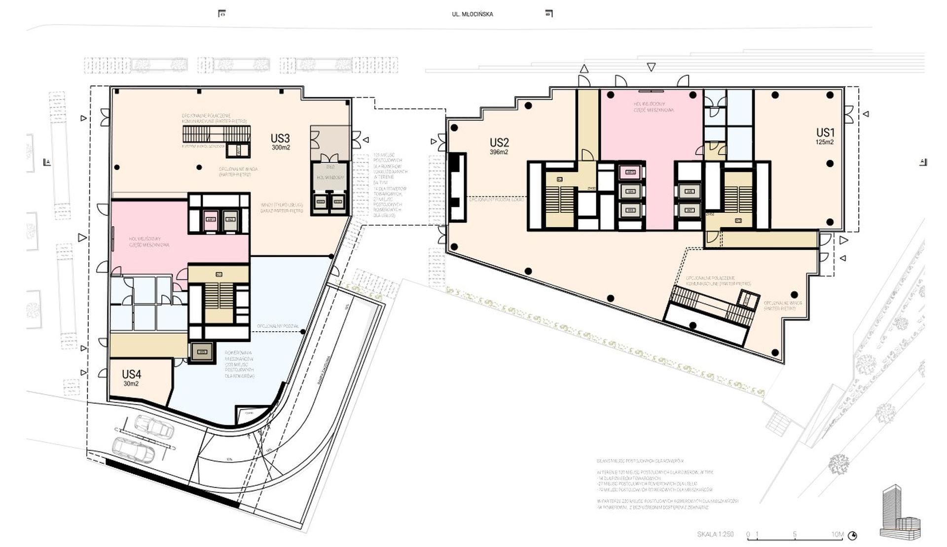 Wieżowiec Libero przy rondzie Radosława w Warszawie