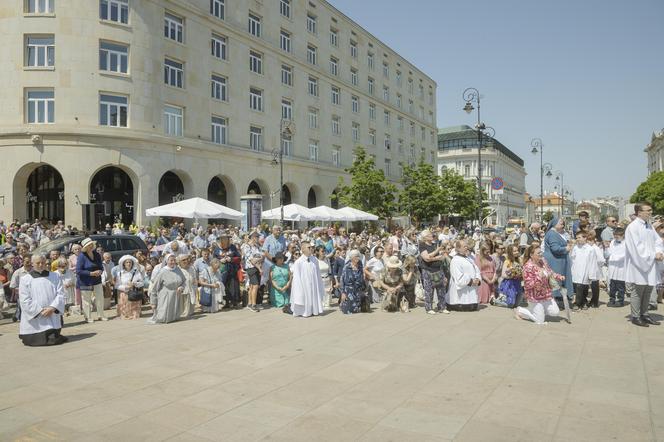 Centralna procesja w Warszawie na Boże Ciało 2023