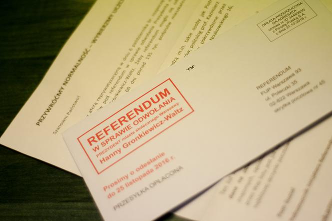 Referendum - listy radnego Guziała