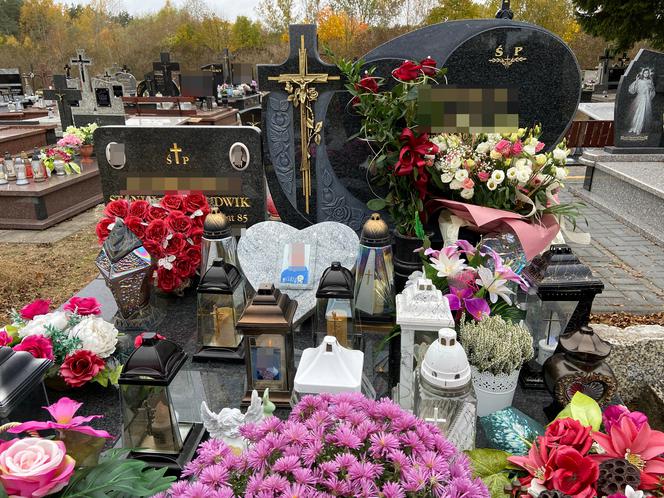 Grób 8-letniego Wiktorka na cmentarzu w Boćkach