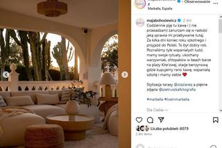 Maja Bohosiewicz pokazała swój hiszpański taras