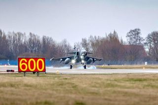 Szwedzki JAS39 Gripen z Malborka