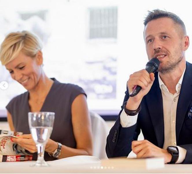 Anita Werner z partnerem promuje książkę