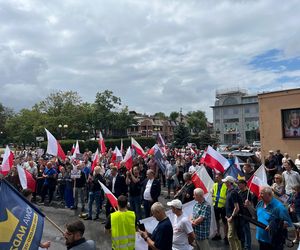Protest Konfederacji w Siedlcach zgromadził ok. 600 osób