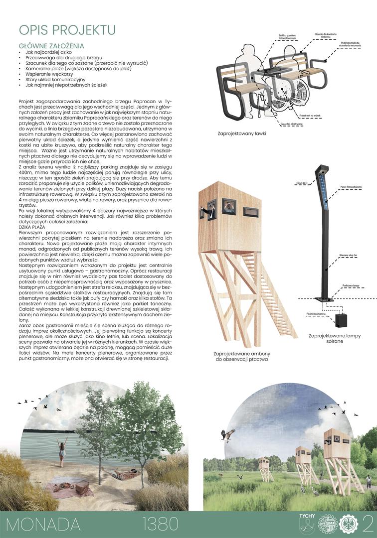 Studenci projektują wschodnie wybrzeże jeziora Paprocańskiego w Tychach