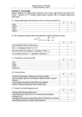 Matura 2013, informatyka poziom rozszerzony