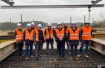 Budowa mostu na Bugu w Grannem