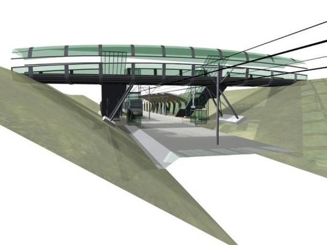 Szczeciński Szybki Tramwaj: wizualizacja jednego z planowanych wiaduktów