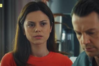 	M jak miłość, odcinek 1819. Kasia (Paulina Lasota), Jakub Karski (Krzysztof Kwiatkowski) 